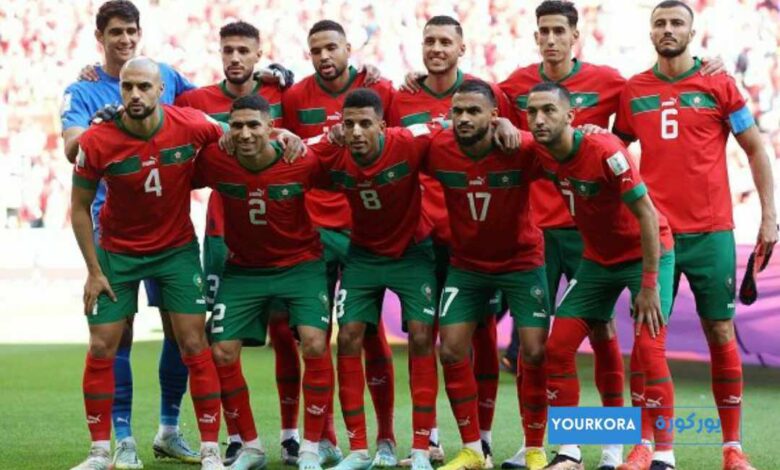 عاجل تشكيلة المنتخب المغربي أمام أفريقيا الوسطى