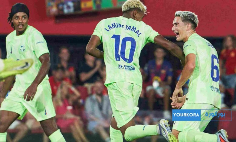 برشلونة يحسمها بثلاثية.. وتألق يامال يشعل أجواء الليغا برشلونة يحسمها بثلاثية.. وتألق يامال يشعل أجواء الليغا