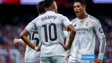 ريال مدريد يتفوق على برشلونة بثنائية نظيفة ويواصل الانفراد بصدارة الدوري ريال مدريد يتفوق على برشلونة بثنائية نظيفة ويواصل الانفراد بصدارة الدوري