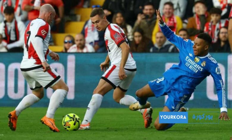 ريال مدريد يتعثر أمام رايو فاليكانو