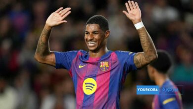 انتهت المباراة بفوزٍ كبير لبرشلونة على إلتشي