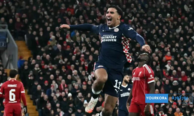 رباعية قاسية تسقط ليفربول أمام إيندهوفن في دوري الأبطال