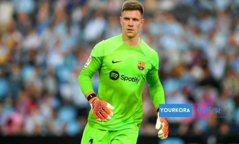 عاجل | برشلونة يؤكد إصابة تير شتيغن وخروجه من معسكر الفريق عاجل | برشلونة يؤكد إصابة تير شتيغن وخروجه من معسكر الفريق