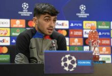 بيدري يعلق على هدف كوندي الثاني في مباراة فرانكفورت