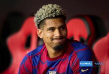 برشلونة يتعامل بحذر مع حالة رونالد أراوخو