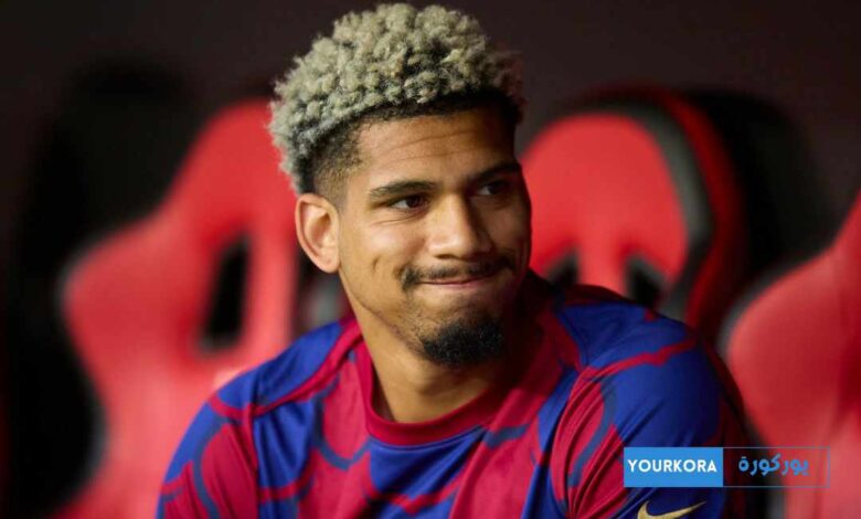 برشلونة يتعامل بحذر مع حالة رونالد أراوخو برشلونة يتعامل بحذر مع حالة رونالد أراوخو