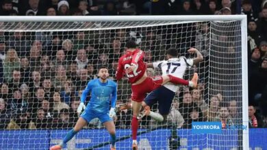 ليفربول يحسم المواجهة أمام توتنهام في الدوري الإنجليزي