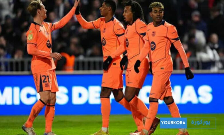 برشلونة يتجاوز غوادالاخارا ويواصل مشواره في كأس ملك إسبانيا برشلونة يتجاوز غوادالاخارا ويواصل مشواره في كأس ملك إسبانيا