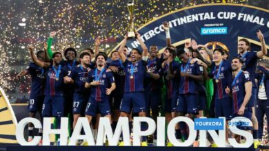 عاجل: باريس سان جيرمان يتوج بكأس القارات عقب فوزه على فلامنغو عاجل: باريس سان جيرمان يتوج بكأس القارات عقب فوزه على فلامنغو