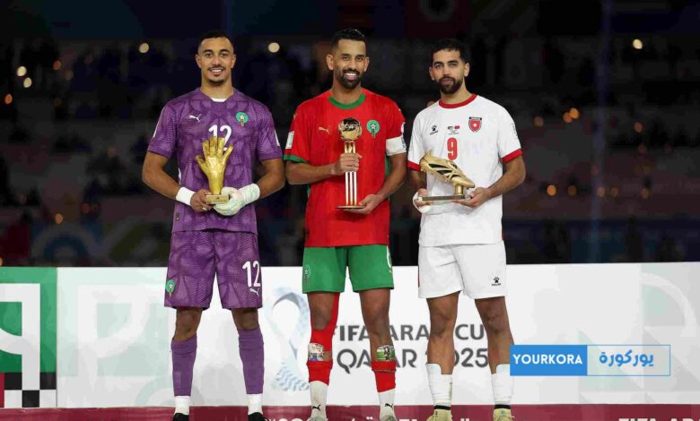 قائد المنتخب المغربي يتوج بجائزة أفضل لاعب في كأس العرب