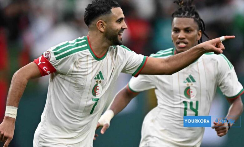 القمّة جزائرية.. محرز يقود الخضر لفوز مهم أمام السودان