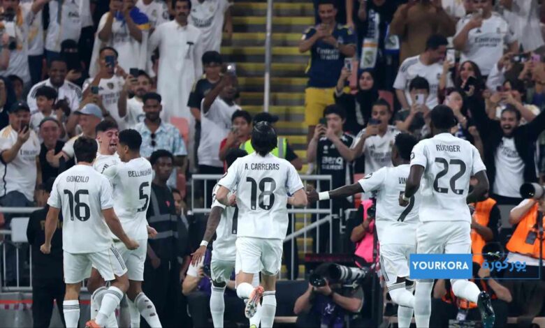 ريال مدريد يتجاوز أتلتيكو مدريد ويبلغ نهائي كأس السوبر الإسباني