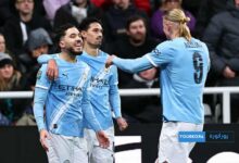 مانشستر سيتي يتفوق على نيوكاسل ويحقق الفوز بهدفين في نصف نهائي كأس الرابطة