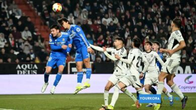 عاجل | ريال مدريد يغادر منافسات كأس ملك إسبانيا بعد الخسارة أمام ألباسيتي عاجل | ريال مدريد يغادر منافسات كأس ملك إسبانيا بعد الخسارة أمام ألباسيتي