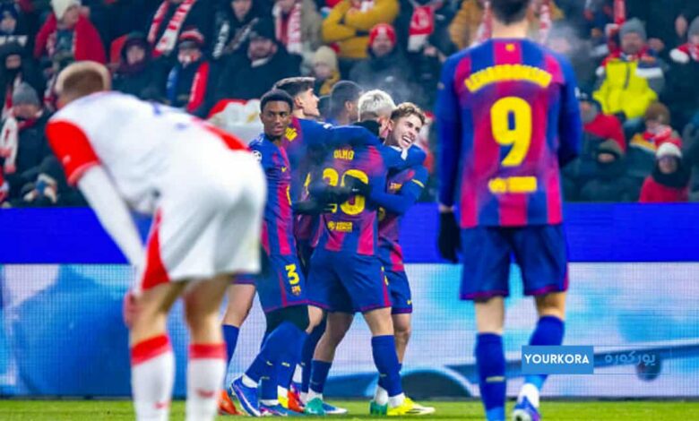 برشلونة يسحق سلافيا براغ برباعية في دوري أبطال أوروبا