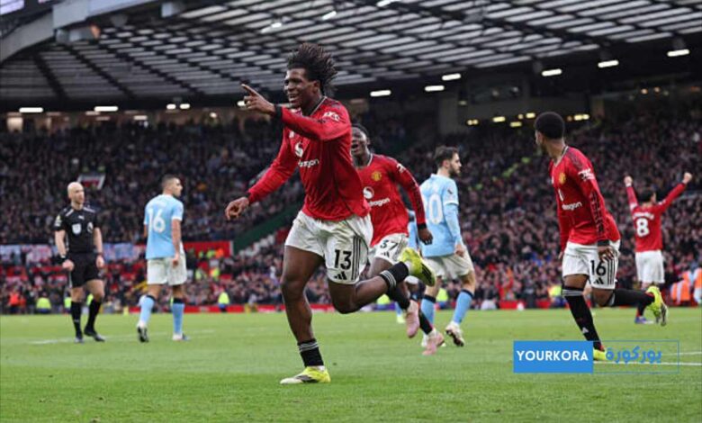 مانشستر يونايتد يتفوق على مانشستر سيتي بثنائية في الدوري الإنجليزي