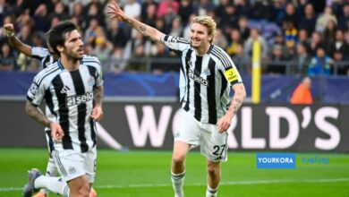 نيوكاسل يونايتد يكتسح أيندهوفن بثلاثة أهداف دون رد