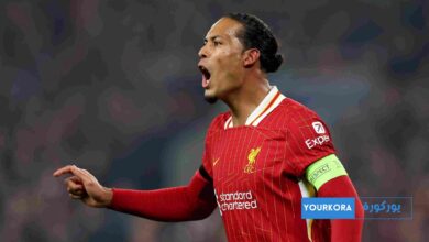 فيرجيل فان دايك منزعج من خسارة فريقه أمام مانشستر سيتي