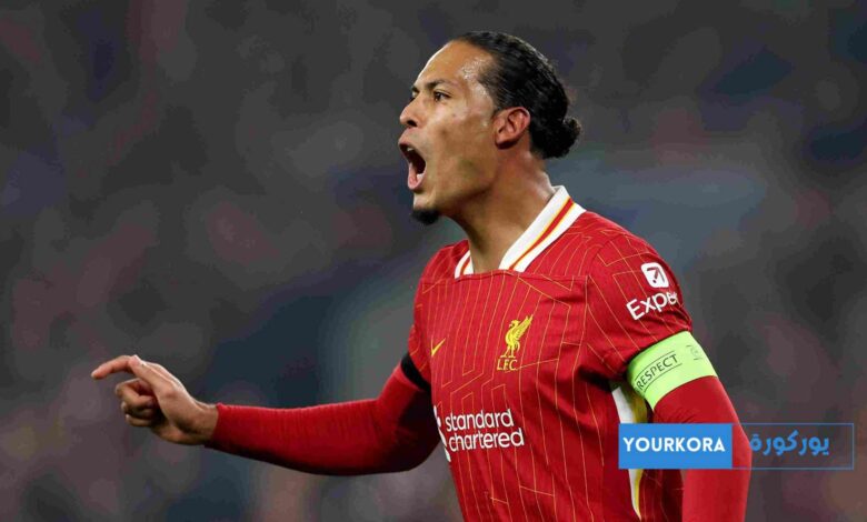 فيرجيل فان دايك منزعج من خسارة فريقه أمام مانشستر سيتي