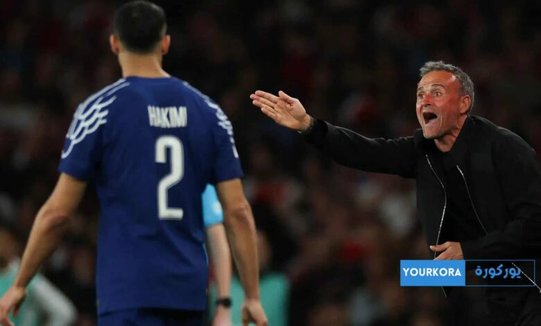 تصريح إنريكي بشأن احتمال ملاقاة برشلونة في دوري الأبطال