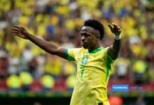 عاجل : شكوك بعد غياب فينيسيوس عن تدريبات البرازيل