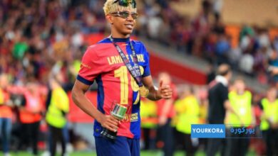 نادي برشلونة يهنئ نجمه لامين يامال بعد فوزه بجائزة جوائز لوريوس العالمية للرياضة
