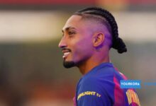 صدمة في برشلونة: رافينيا مهدد بالغياب بسبب الإيقاف