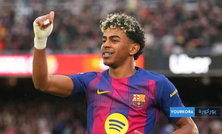 لامين يامال يتوج رسميًا كأفضل لاعب في شهر الدوري الإسباني