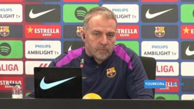 هانز فليك يعلّق على مسألة تجديد عقده مع برشلونة