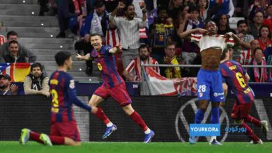 برشلونة يحسم القمة أمام أتلتيكو مدريد ويظفر بالنقاط الثلاث برشلونة يحسم القمة أمام أتلتيكو مدريد ويظفر بالنقاط الثلاث