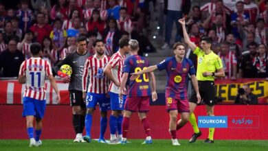 أتلتيكو يطيح ببرشلونة في كامب نو بدوري الأبطال