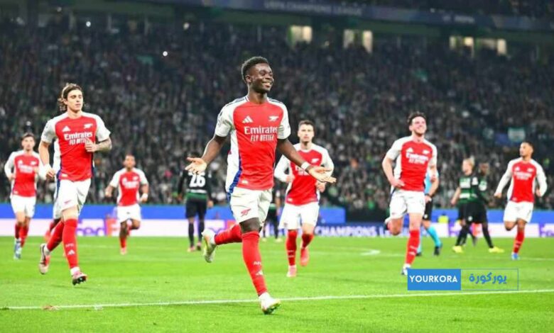 أرسنال يتعادل مع سبورتينغ لشبونة ويبلغ نصف نهائي دوري الأبطال أرسنال يتعادل مع سبورتينغ لشبونة ويبلغ نصف نهائي دوري الأبطال