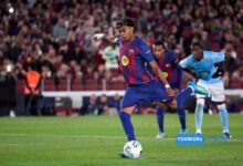 برشلونة يكشف رسميًا تفاصيل إصابة لامين يامال ومدة غيابه