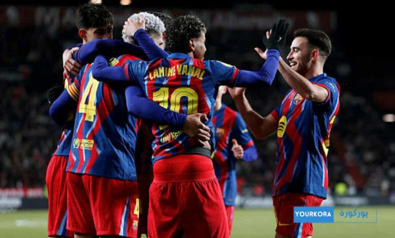 برشلونة قد يحتفل بالليغا الليلة بشرط الفوز على ريال مدريد