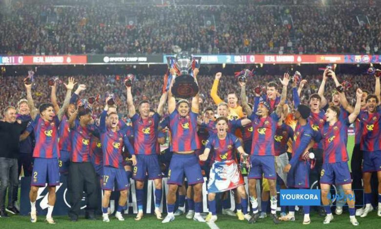 برشلونة يكتب المجد ويتوج بلقب الليغا رقم 29