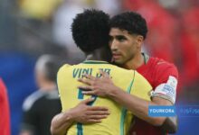 حكيمي يشيد بقوة البرازيل ويطالب بتحسين الأداء