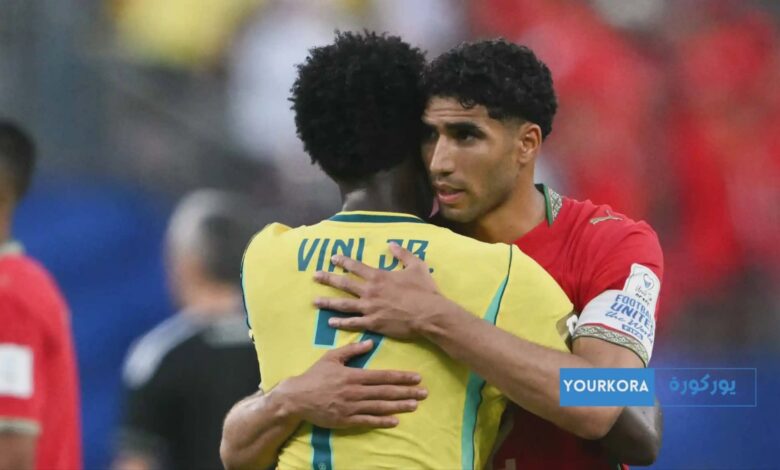 حكيمي يشيد بقوة البرازيل ويطالب بتحسين الأداء حكيمي يشيد بقوة البرازيل ويطالب بتحسين الأداء
