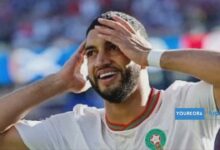 نجم المغرب يتوج بجائزة رجل المباراة أمام اسكتلندا