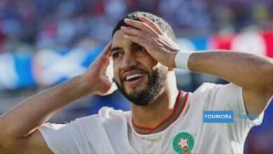نجم المغرب يتوج بجائزة رجل المباراة أمام اسكتلندا نجم المغرب يتوج بجائزة رجل المباراة أمام اسكتلندا