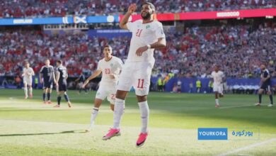 المغرب ينتزع فوزًا مثيرًا أمام اسكتلندا في كأس العالم المغرب ينتزع فوزًا مثيرًا أمام اسكتلندا في كأس العالم