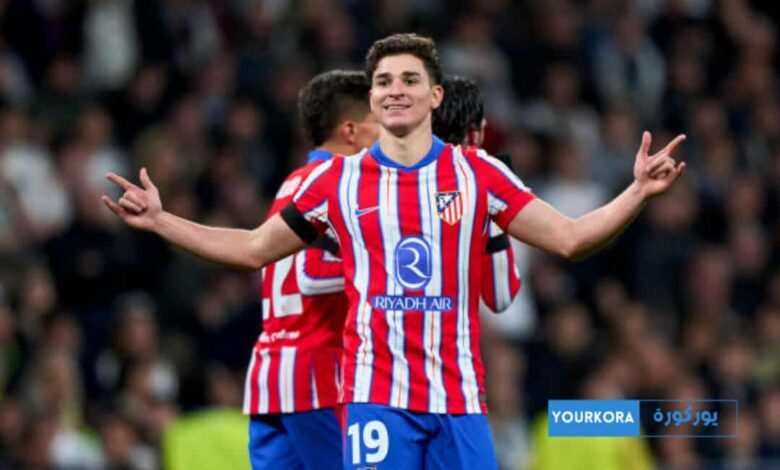 برشلونة يضع شرطًا حاسمًا لرفع عرضه إلى 115 مليون يورو لضم ألفاريز برشلونة يضع شرطًا حاسمًا لرفع عرضه إلى 115 مليون يورو لضم ألفاريز