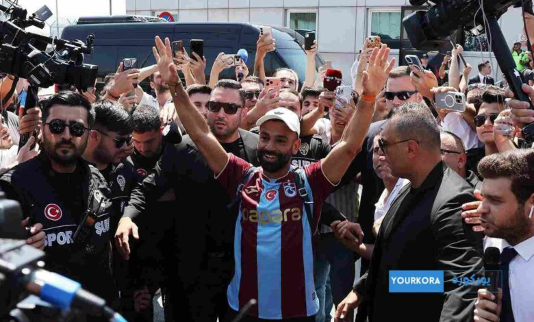 استقبال أسطوري لمحمد صلاح في طرابزون استقبال أسطوري لمحمد صلاح في طرابزون
