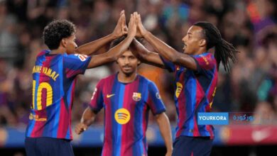 برشلونة ينهي مواجهة خيتافي بانتصار عريض بثلاثية برشلونة ينهي مواجهة خيتافي بانتصار عريض بثلاثية